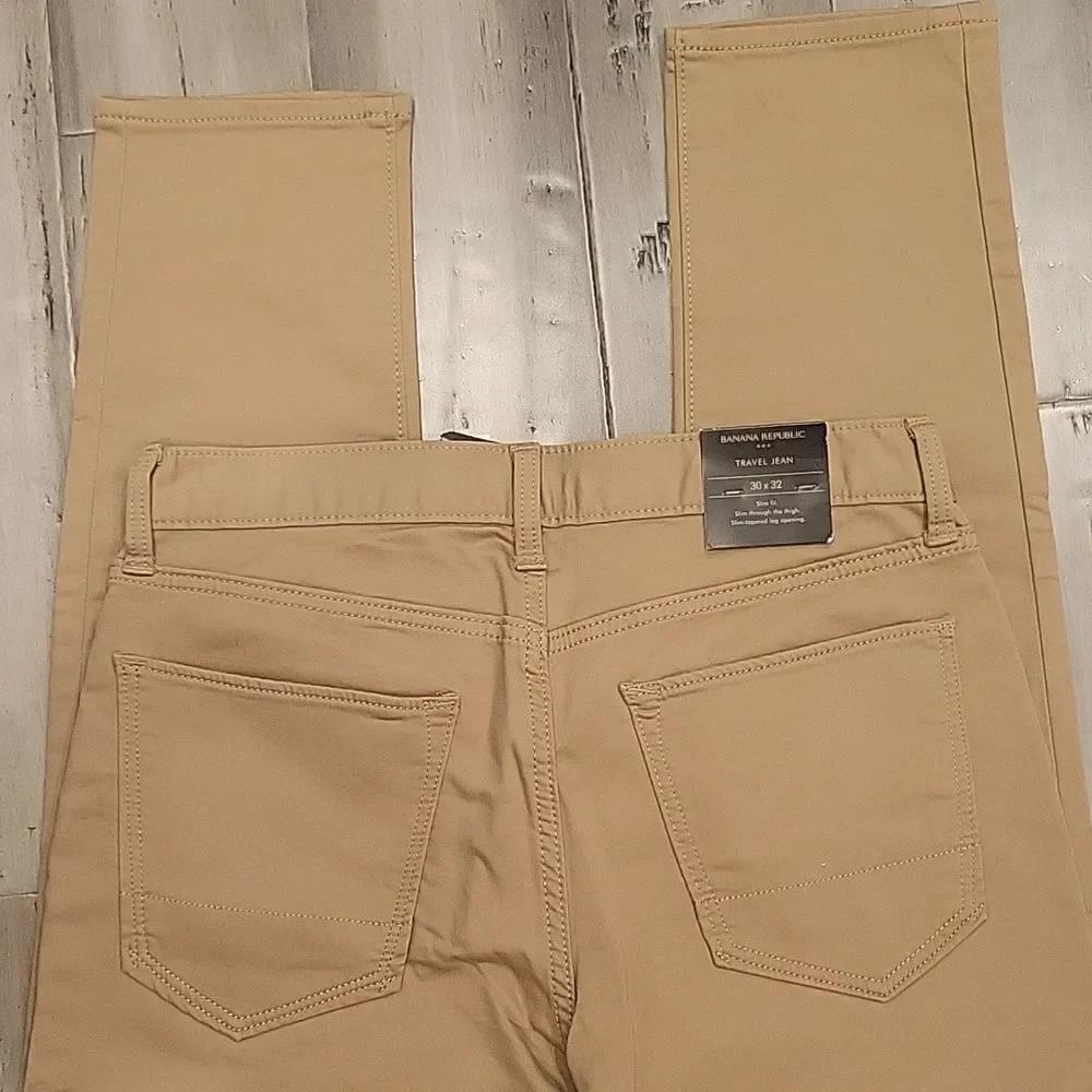 Banana Republic Tan Travel Jeans